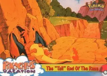 The Tail  End of the Race - Pokemon 1999 Topps Movie #50