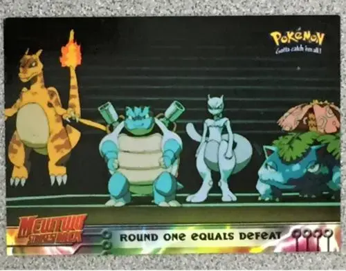 Round One Equals Defeat - Pokemon 1999 Topps Movie #26