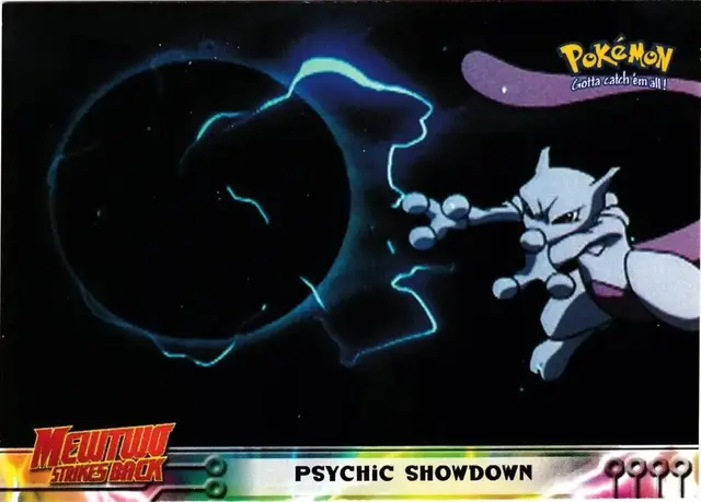 Psychic Showdown - Pokemon 1999 Topps Movie #33