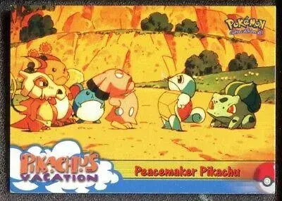 Peacemaker Pikachu - Pokemon 1999 Topps Movie #46