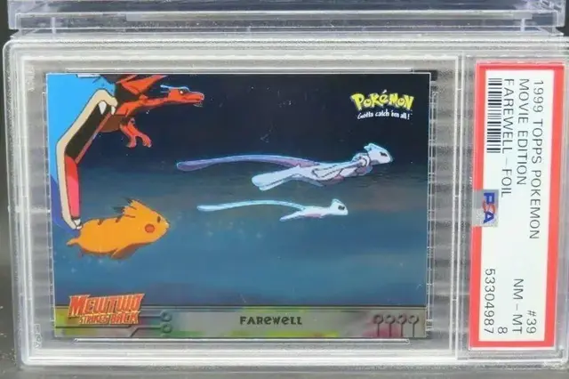 Farewell [Foil] - Pokemon 1999 Topps Movie #39