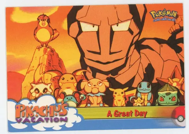 A Great Day - Pokemon 1999 Topps Movie #58