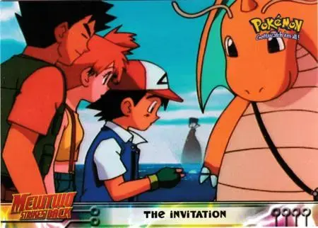 Invitation - Pokemon 1999 Topps Movie #13