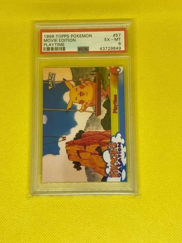 Playtime - Pokemon 1999 Topps Movie #57