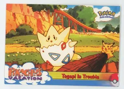 Togepi in Trouble - Pokemon 1999 Topps Movie #45