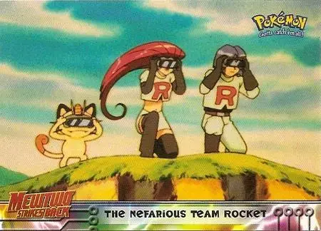 Nefarious Team Rocket - Pokemon 1999 Topps Movie #12