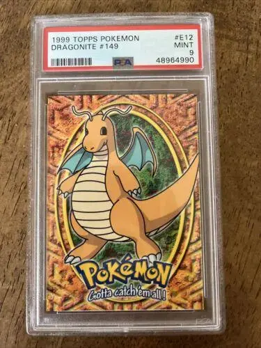 Dragonite - Pokemon 1999 Topps Movie Evolution #E12