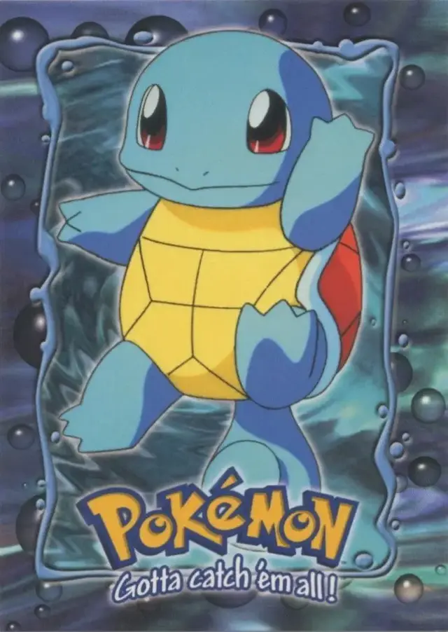 Squirtle - Pokemon 1999 Topps Movie Evolution #E7