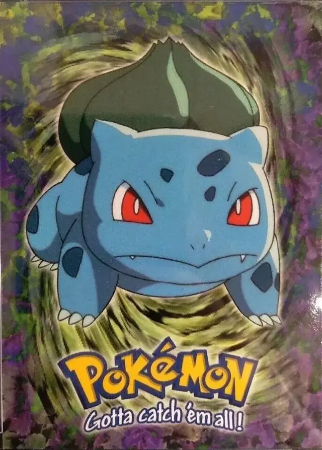 Bulbasaur - Pokemon 1999 Topps Movie Evolution #E1