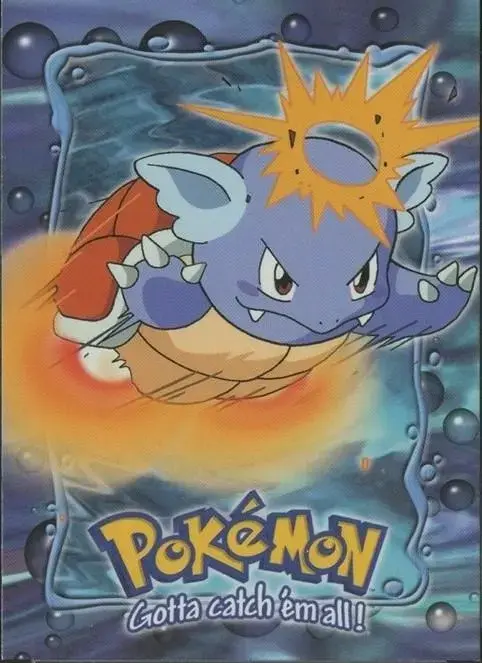 Wartortle - Pokemon 1999 Topps Movie Evolution #E8