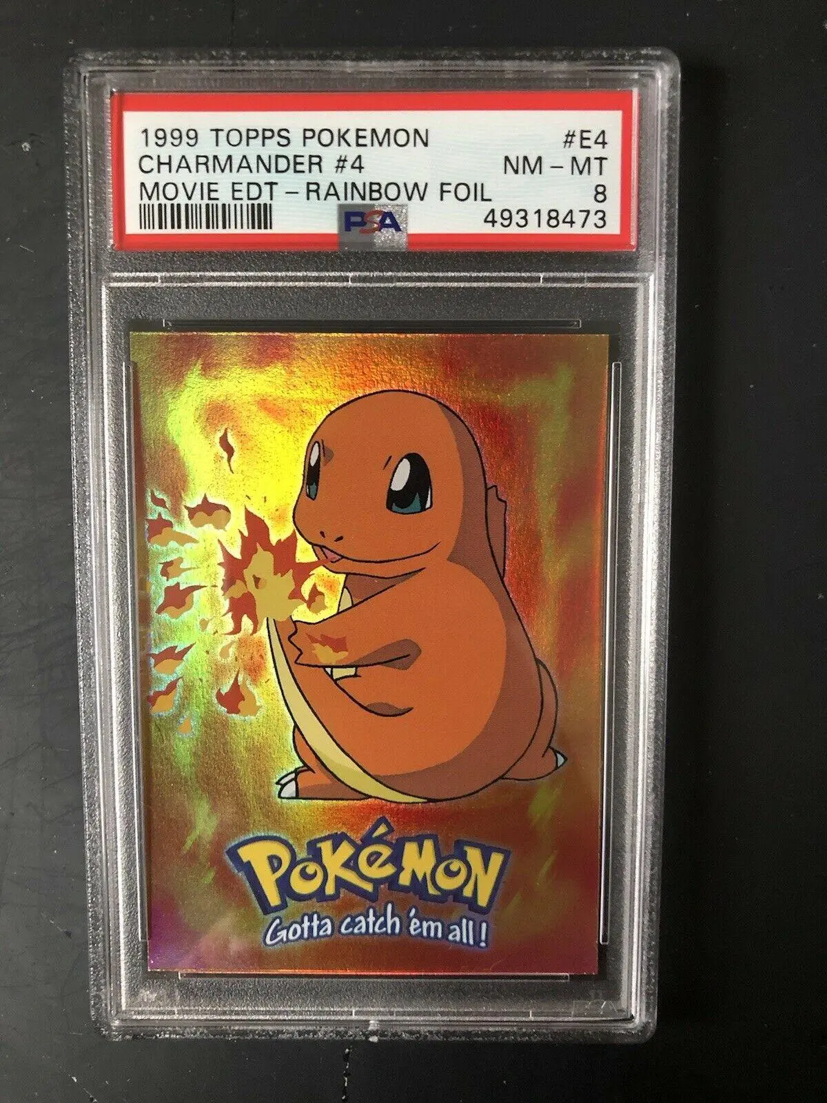 Pokemon 1999 Topps Movie Evolution set - most valuable card artwork