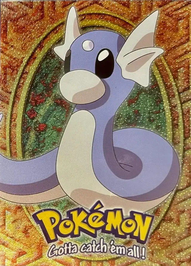 Dratini [Foil] - Pokemon 1999 Topps Movie Evolution #E10
