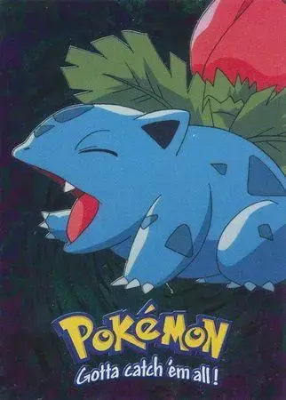 Ivysaur [Foil] - Pokemon 1999 Topps Movie Evolution #E2