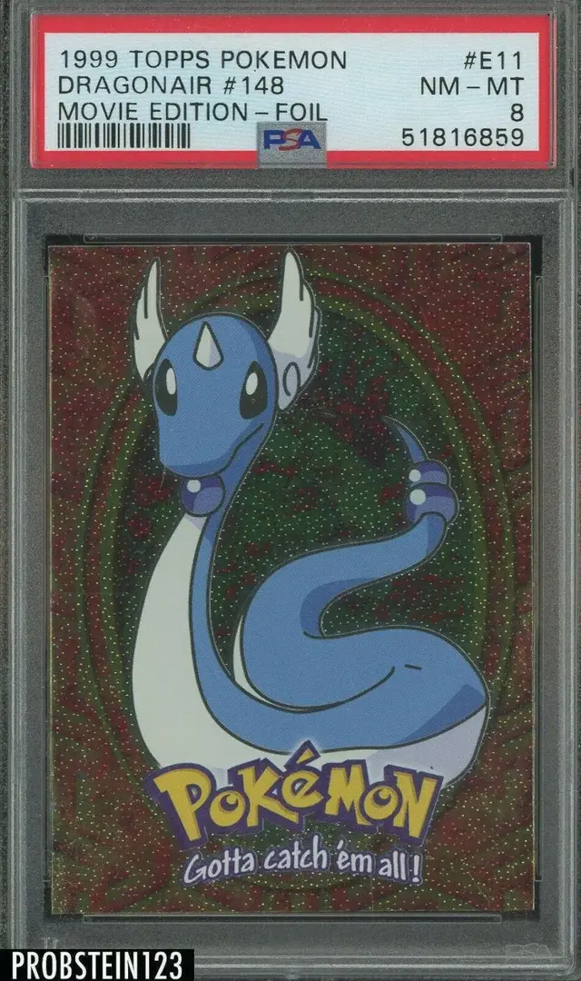 Dragonair [Foil] - Pokemon 1999 Topps Movie Evolution #E11