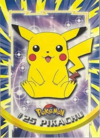 Pikachu - Pokemon 1999 Topps TV #25