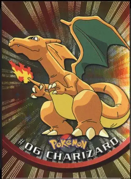 Charizard [Foil] - Pokemon 1999 Topps TV #6