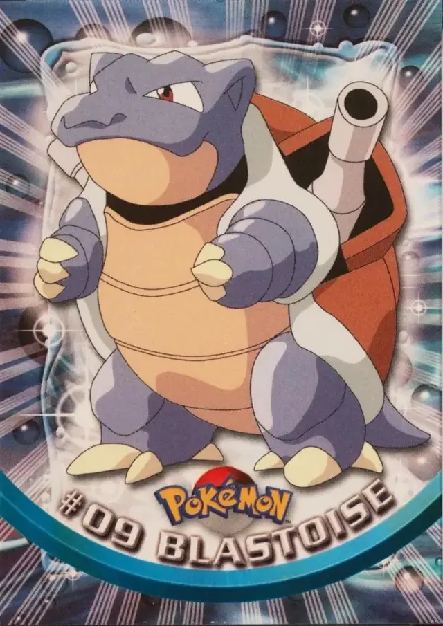 Blastoise - Pokemon 1999 Topps TV #9