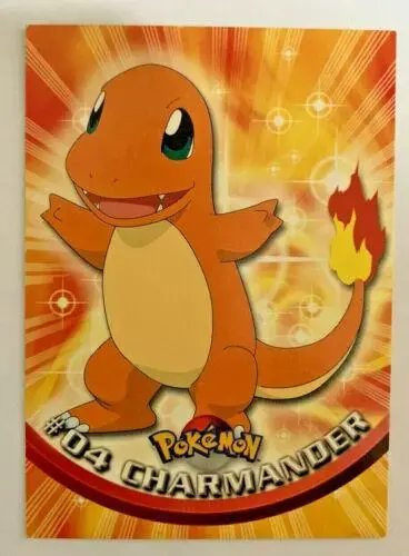 Charmander - Pokemon 1999 Topps TV #4