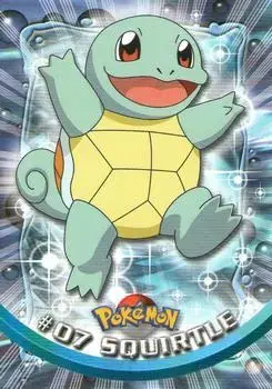 Squirtle - Pokemon 1999 Topps TV #7