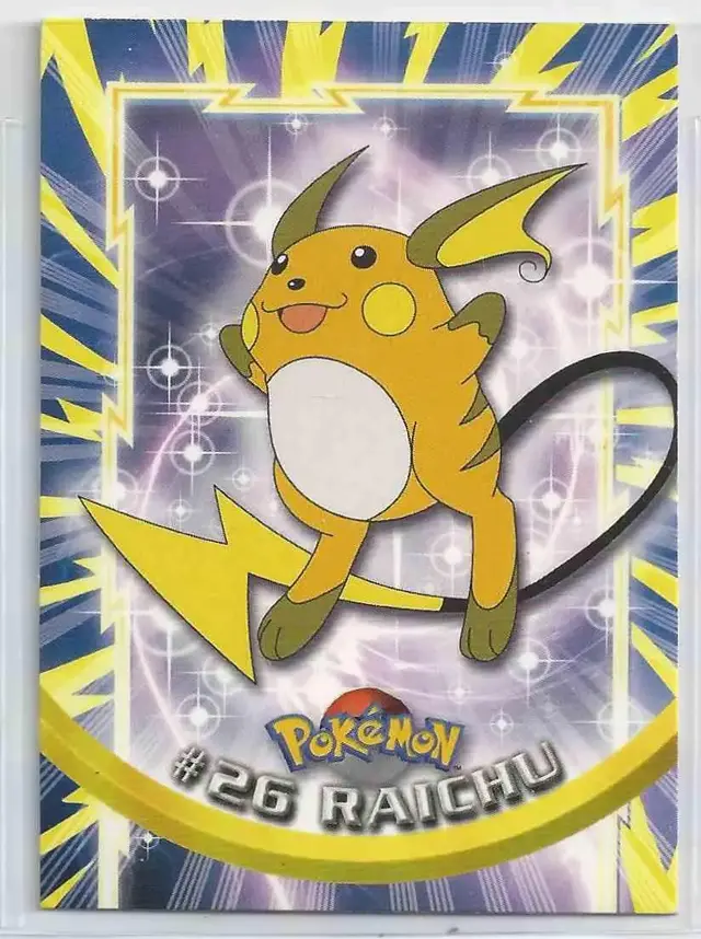 Raichu - Pokemon 1999 Topps TV #26