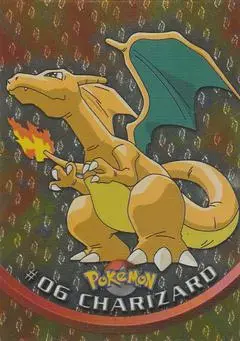 Charizard [Flames Embossed] - Pokemon 1999 Topps TV #6