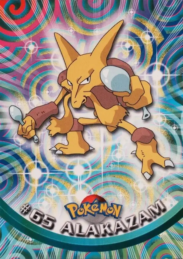 Alakazam - Pokemon 1999 Topps TV #65