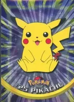 Pikachu [Foil] - Pokemon 1999 Topps TV #25