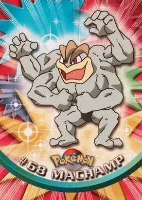 Machamp - Pokemon 1999 Topps TV #68