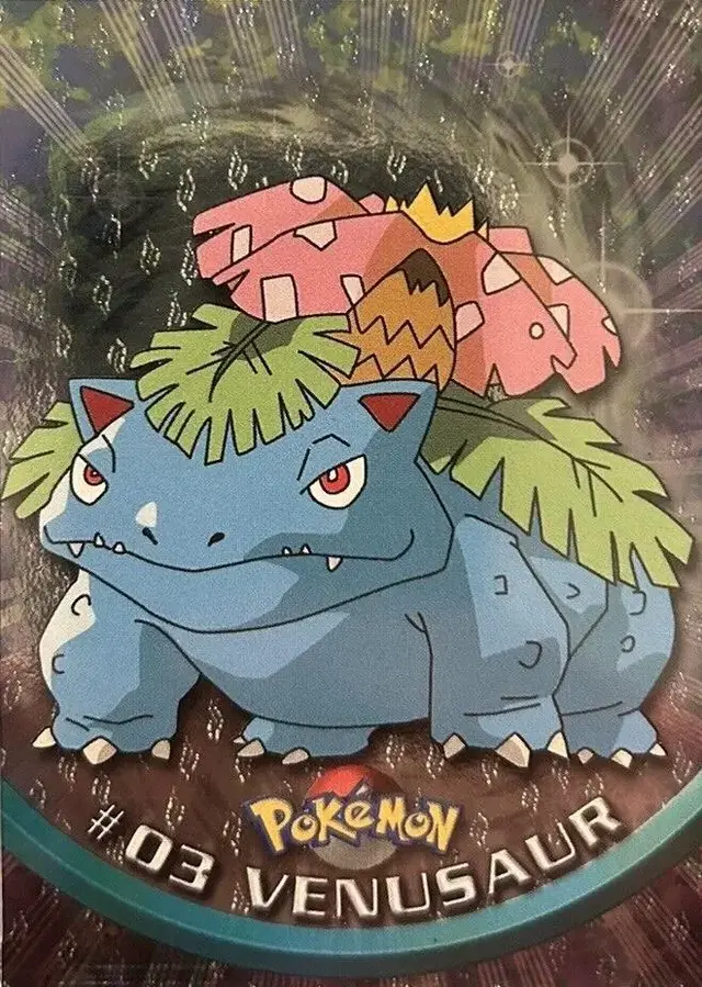 Venusaur [Foil] - Pokemon 1999 Topps TV #3