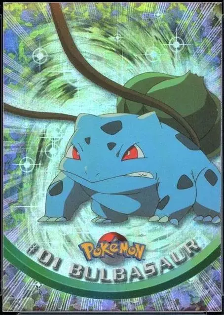 Bulbasaur [Rainbow Foil] - Pokemon 1999 Topps TV #1