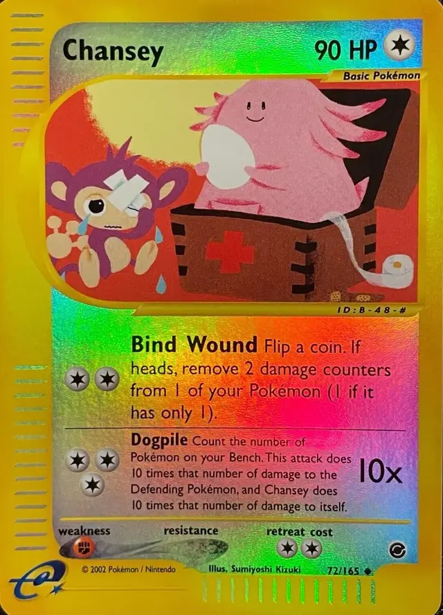 Chansey [Reverse Holo] - Pokemon Expedition #72
