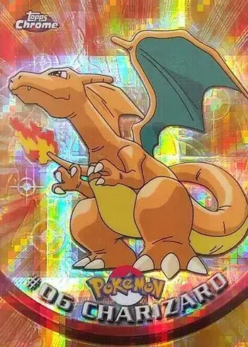 Charizard [Tekno] - Pokemon 2000 Topps Chrome #6