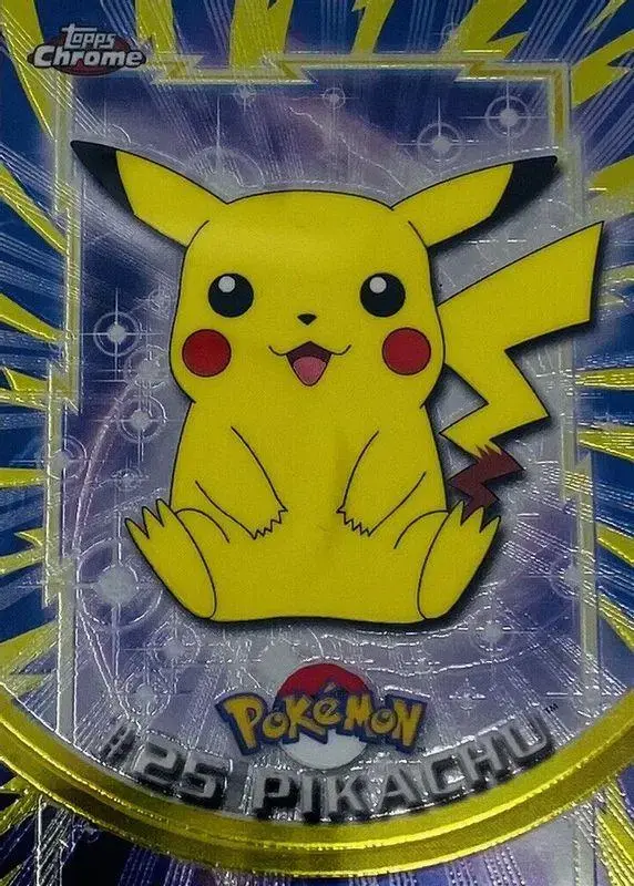 Pikachu - Pokemon 2000 Topps Chrome #25