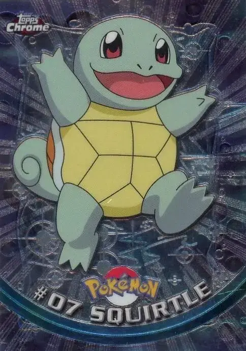 Squirtle - Pokemon 2000 Topps Chrome #7