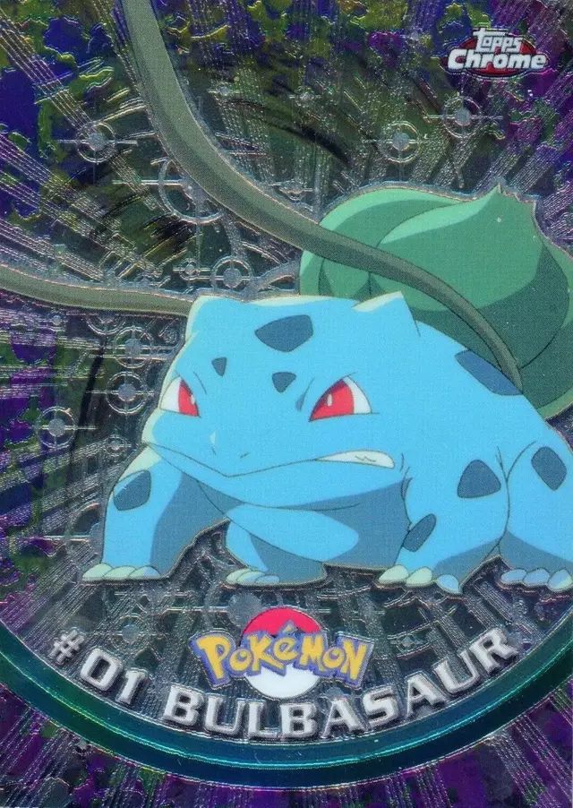 Bulbasaur - Pokemon 2000 Topps Chrome #1