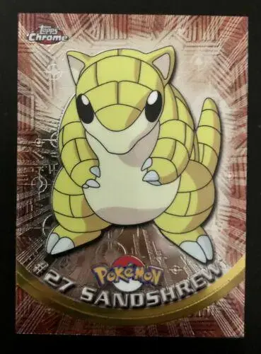 Sandshrew - Pokemon 2000 Topps Chrome #27