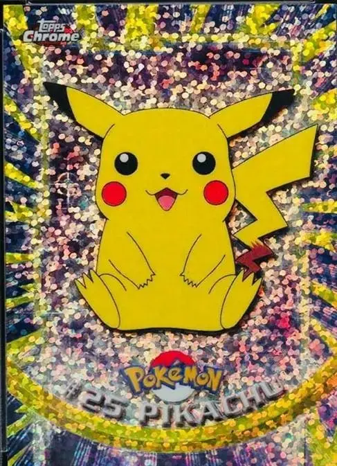 Pikachu [Sparkle] - Pokemon 2000 Topps Chrome #25