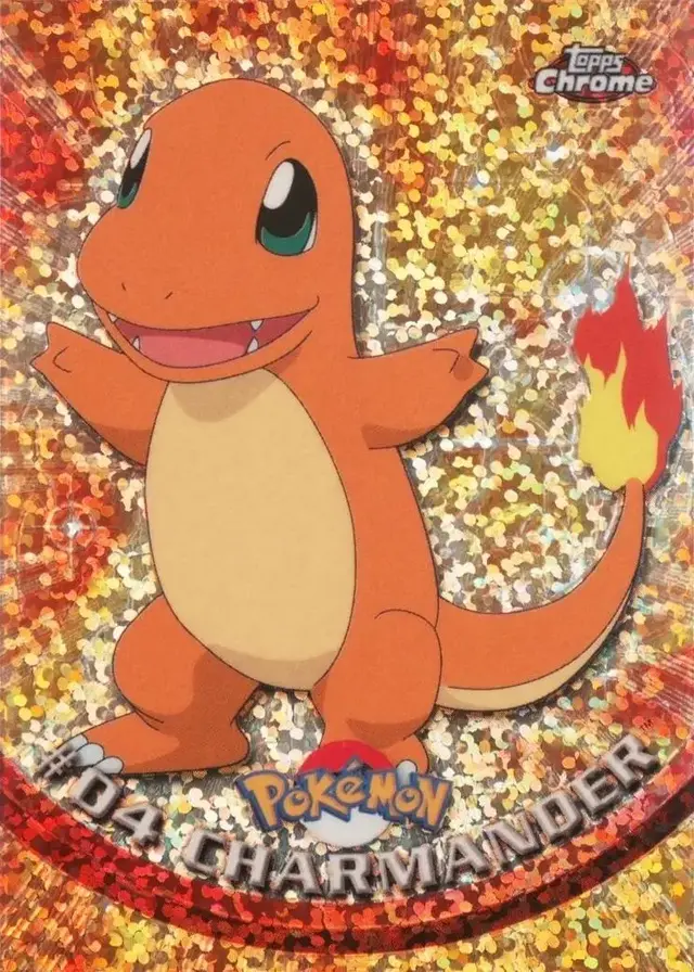 Charmander [Sparkle] - Pokemon 2000 Topps Chrome #4