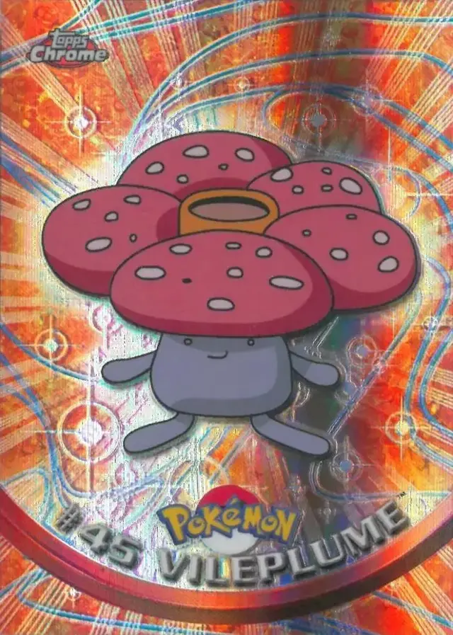 Vileplume - Pokemon 2000 Topps Chrome #45