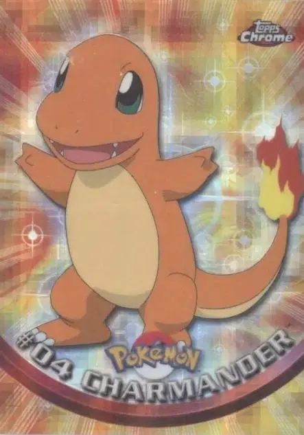 Charmander [Tekno] - Pokemon 2000 Topps Chrome #4