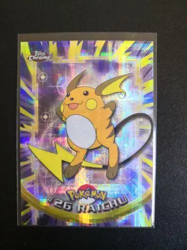 Raichu [Tekno] - Pokemon 2000 Topps Chrome #26