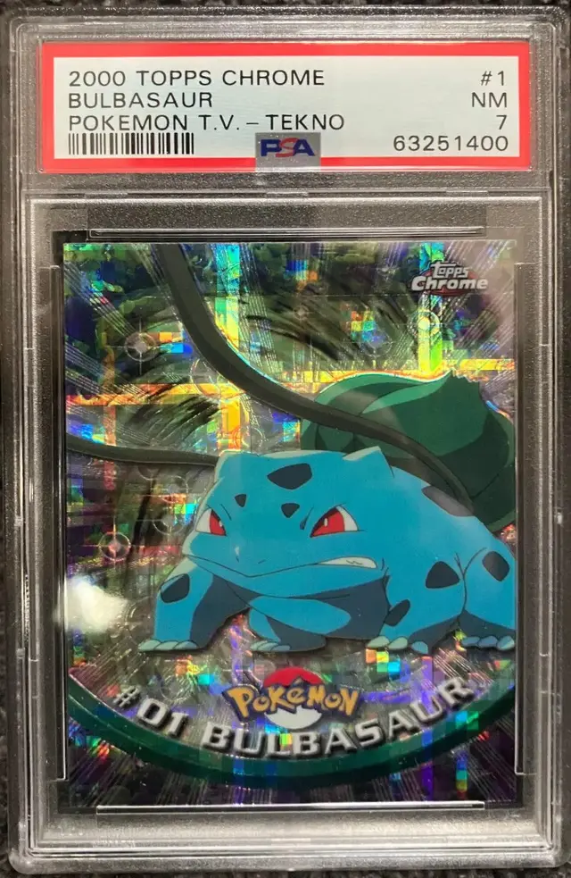 Bulbasaur [Tekno] - Pokemon 2000 Topps Chrome #1