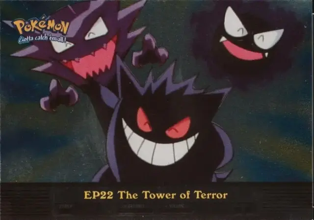 The Tower of Terror [Foil] - Pokemon 2000 Topps TV #EP22