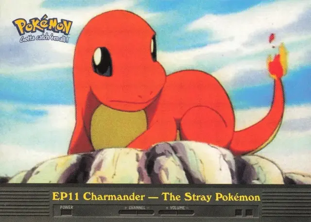 Charmander-the Stray Pokemon - Pokemon 2000 Topps TV #EP11