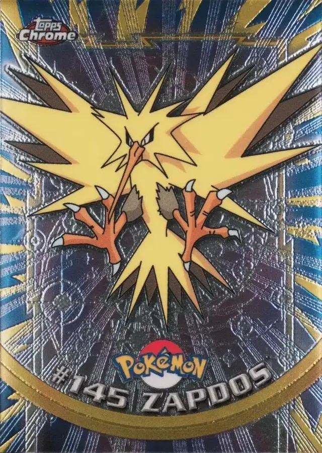 Zapdos - Pokemon 2000 Topps TV #145