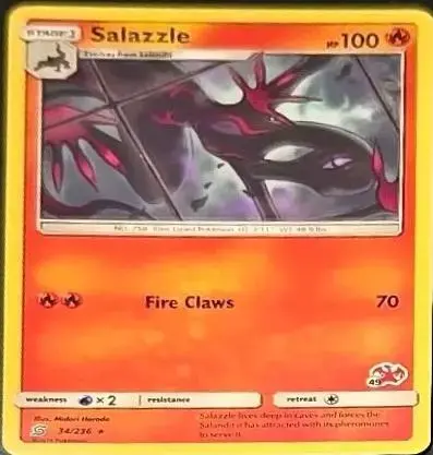 Salazzle - Pokemon 2020 Battle Academy #49