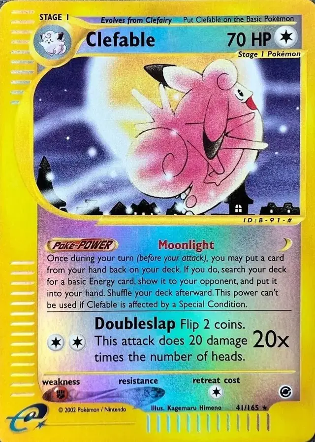 Clefable [Reverse Holo] - Pokemon Expedition #41