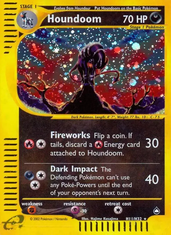 Houndoom - Pokemon Aquapolis #H11