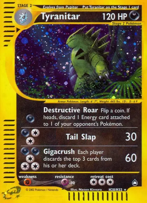 Tyranitar - Pokemon Aquapolis #H28