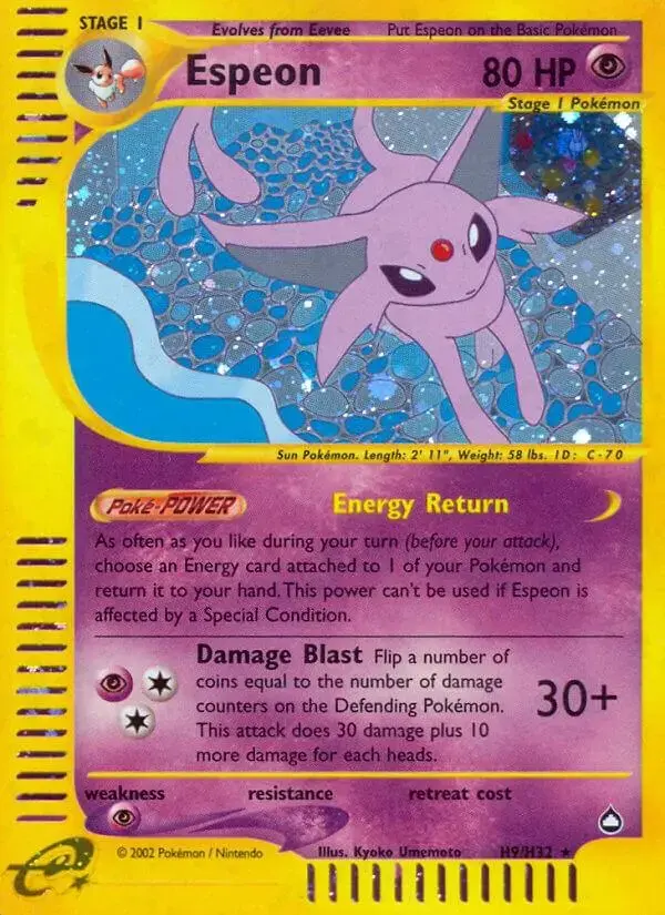 Espeon - Pokemon Aquapolis #H9
